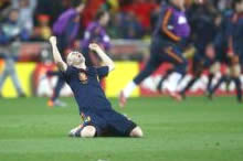 Fussball WM 2010 - Niederlande gegen Spanien
